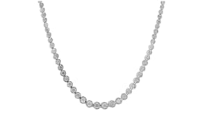 1.50 ct. t.w. Bezel-Set Diamond Necklace in Sterling Silver