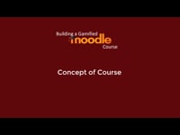 Concept of the course