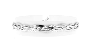 Italian Sterling Silver Braided Bracelet