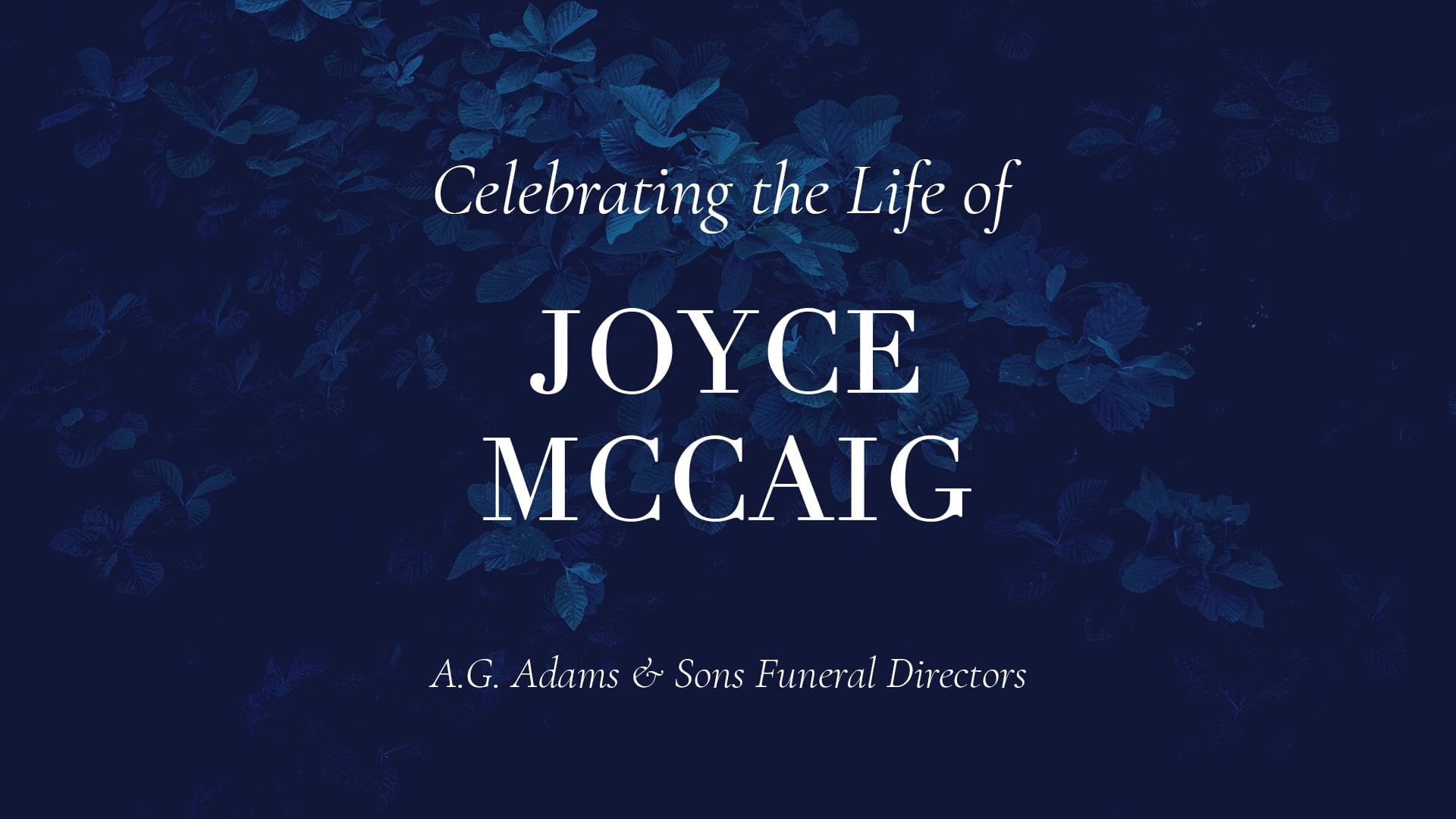 joyce-mccaig-on-vimeo