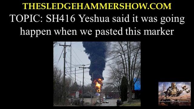 ⁣the SLEDGEHAMMER show SH416 Yeshua said it was going happen