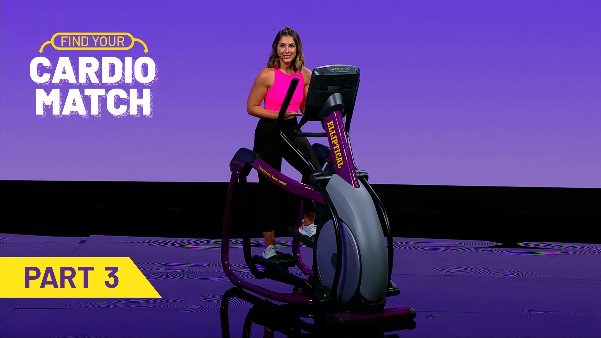 Elliptical with interactive discount video