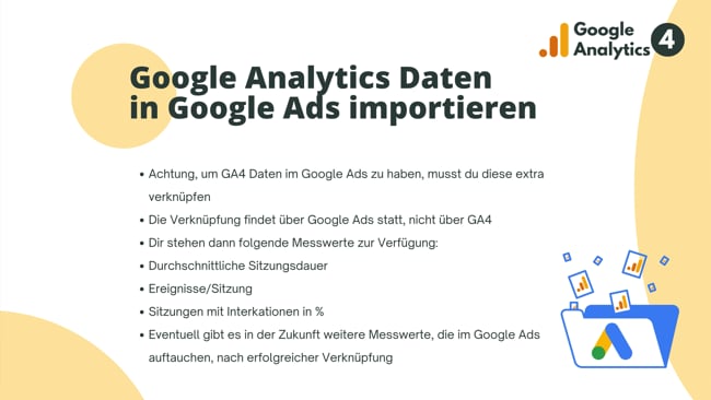 Google Analytics Daten in Google Ads importieren