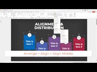 Alignment and distribution