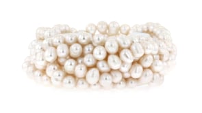 6-7mm Cultured Pearl Braided Stretch Bracelet