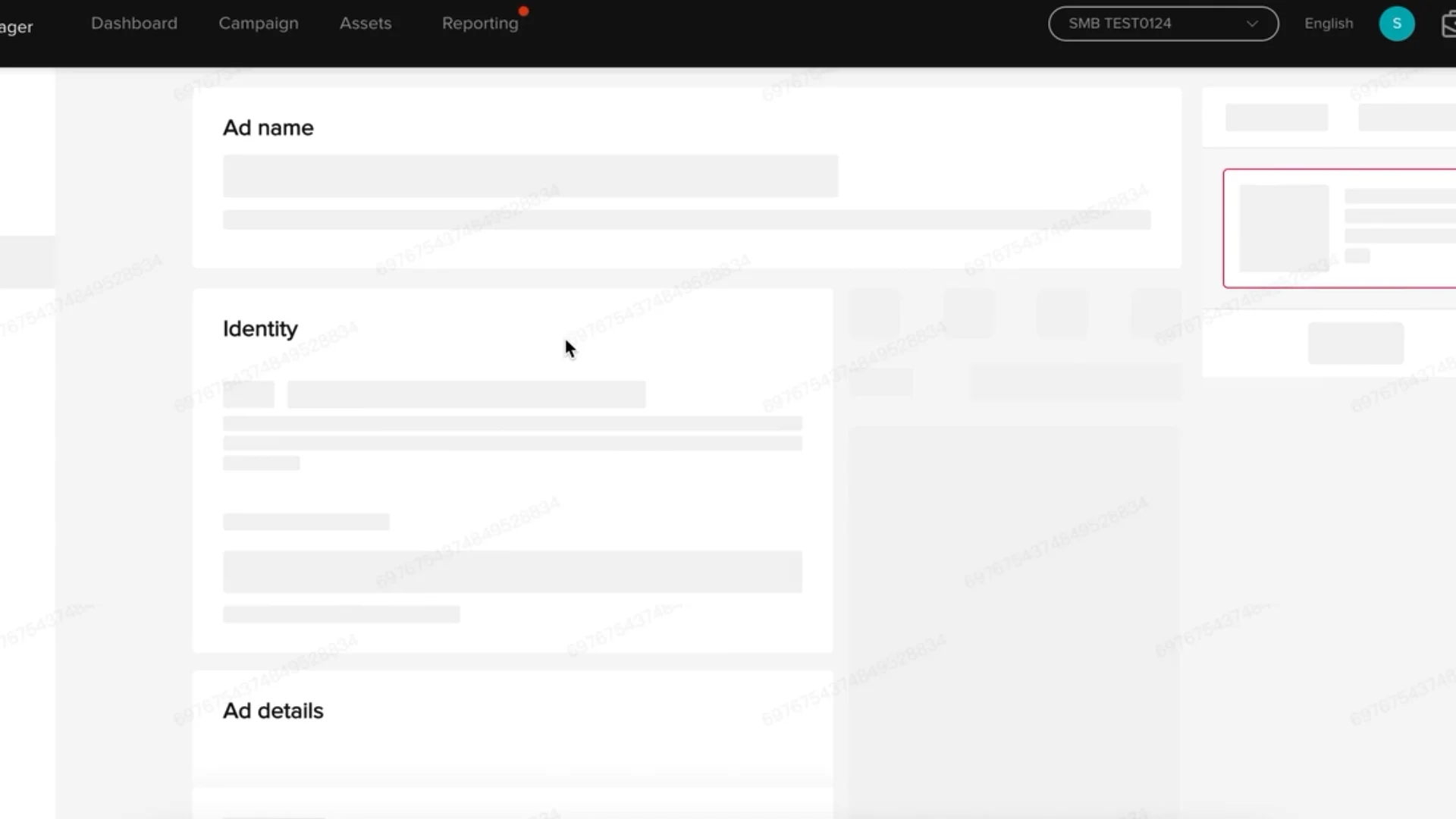 En campaign setup demo website conversions captions 
