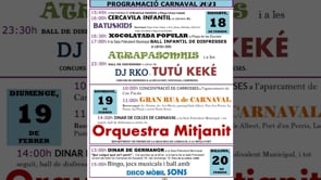 Ja tenim aquí el carnaval!