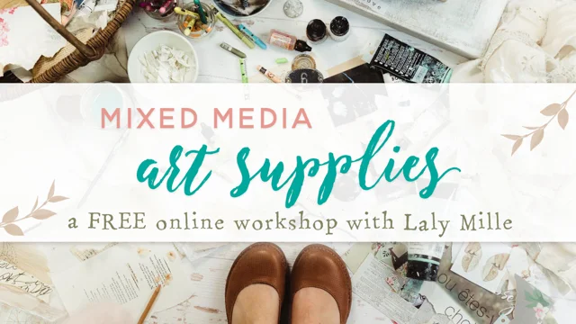 Favorite mixed media art supplies: the whole list! — Laly Mille Mixed Media  Art