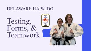 DE Hapkido Testing, Forms, & Teamwork, Episode 1