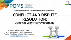 Managing Conflict for Productivity video