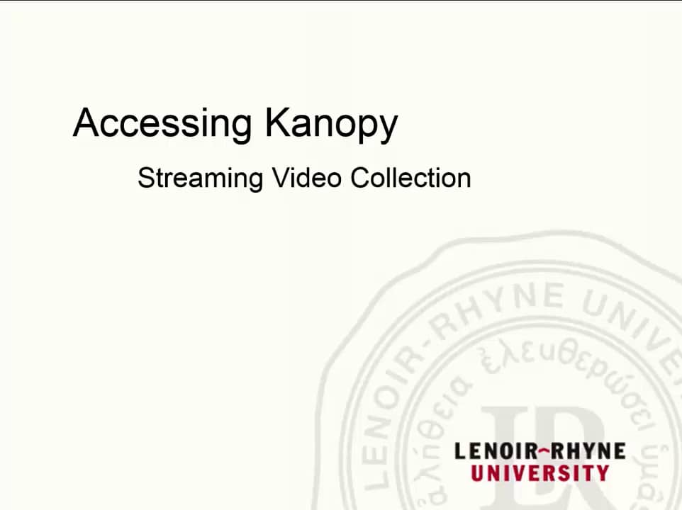 Kanopy on Vimeo