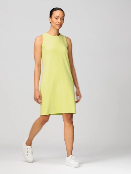 Pima Cotton Stretch Jersey Tank Dress | EILEEN FISHER Pima Cotton Stretch Jersey Tank Dress | EILEEN FISHER