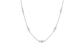 1.00 ct. t.w. CZ NECKLACE IN STERLING SILVER