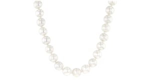 8.5-9.5mm Cultured Pearl Necklace with Sterling Silver