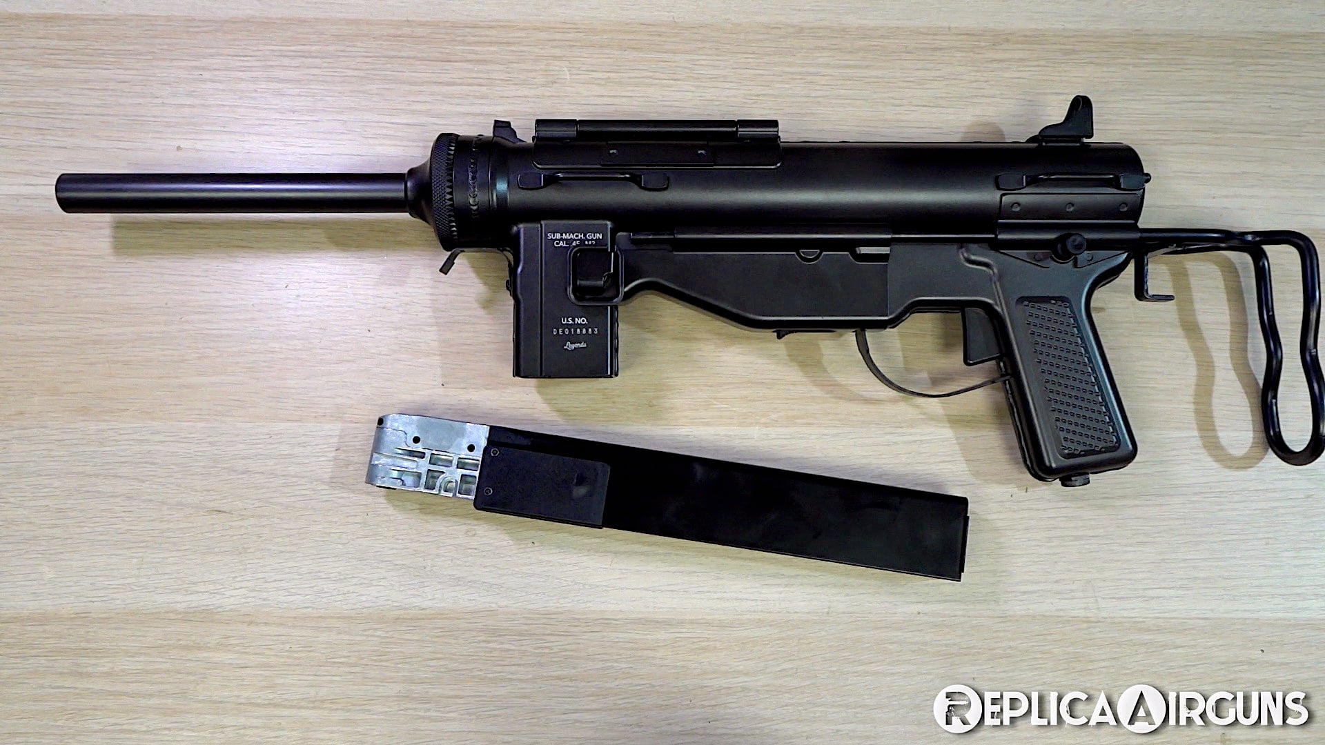 Umarex Legends CO2 Blowback Full Auto M3 Grease Gun Table Top Review