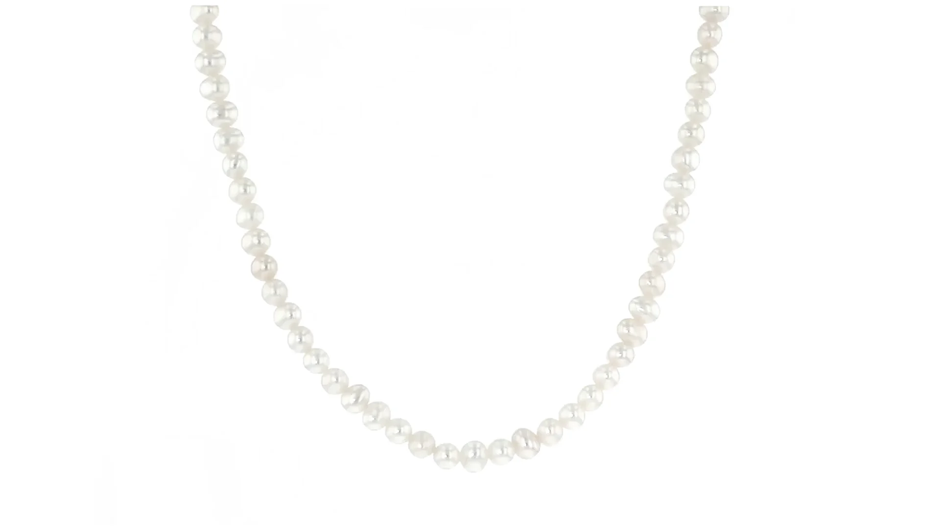 PRY シュウト Silver & White Pearl Necklace PRY シュウト Silver