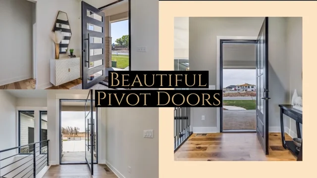 Rhea Iron Pivot Front Entry Doors