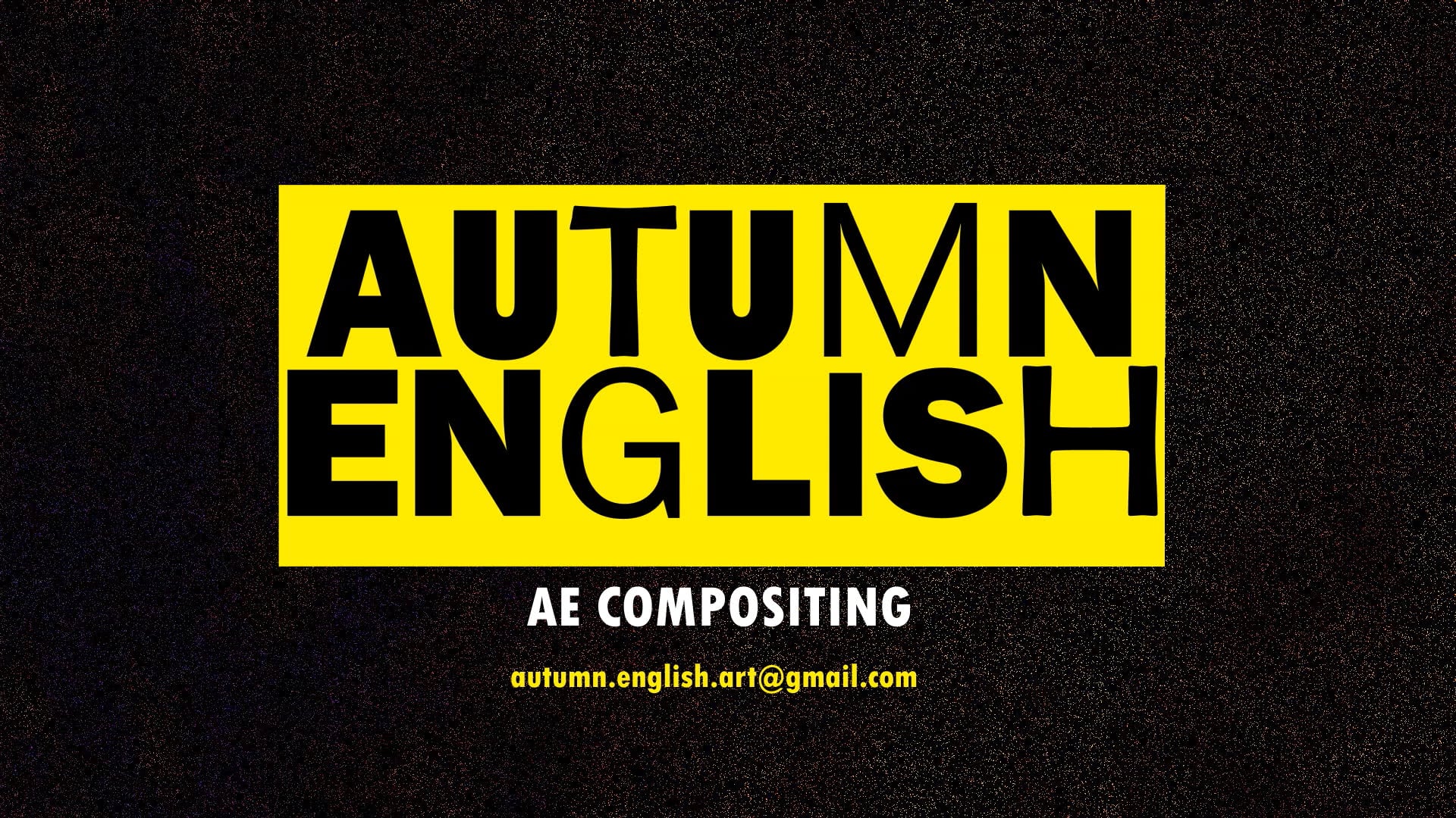 Autumn English | After Effects Compositing Reel