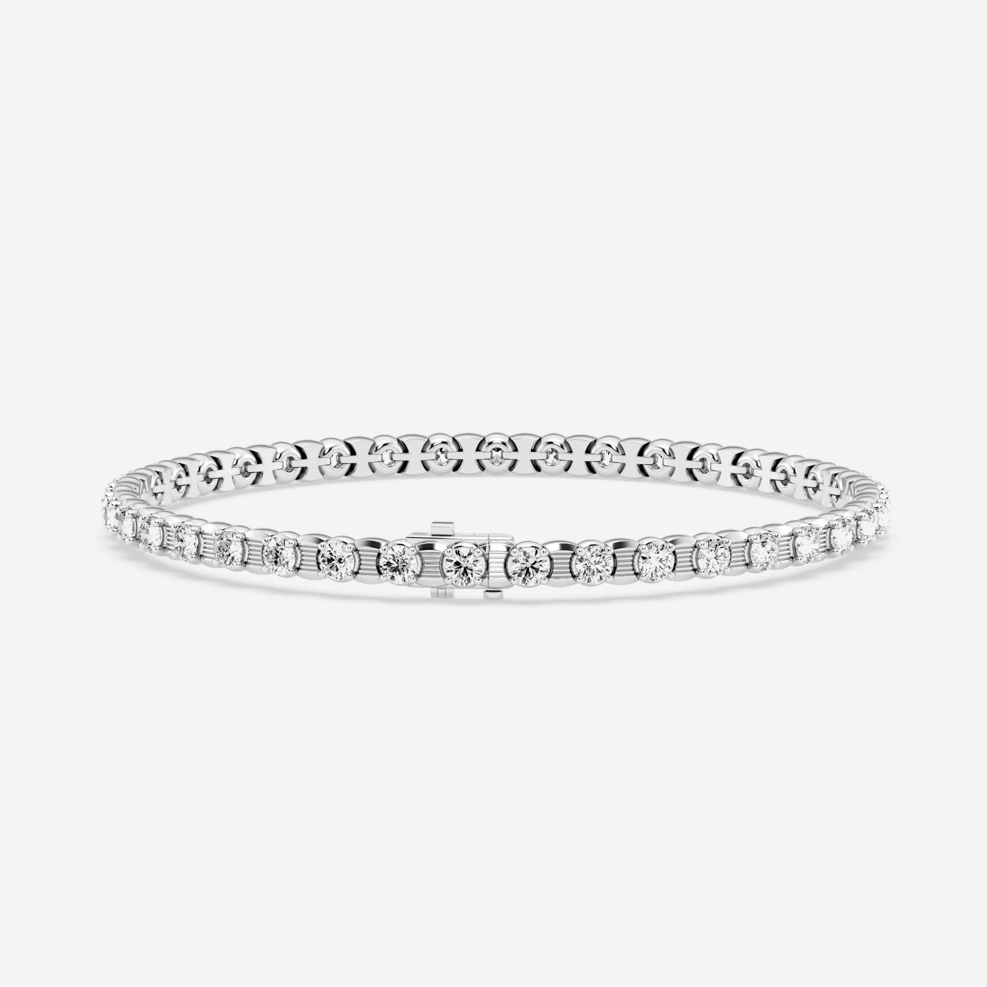 product video for 7 ctw Round Lab Grown Diamond Tennis Bracelet - 8.5 Inches