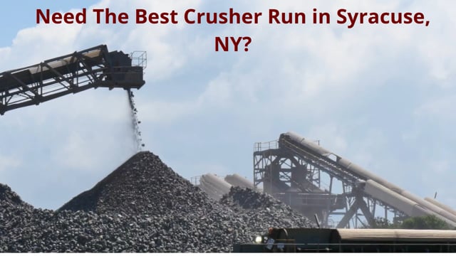 Smith’s Gravel Pit | Crusher Run in Syracuse, NY