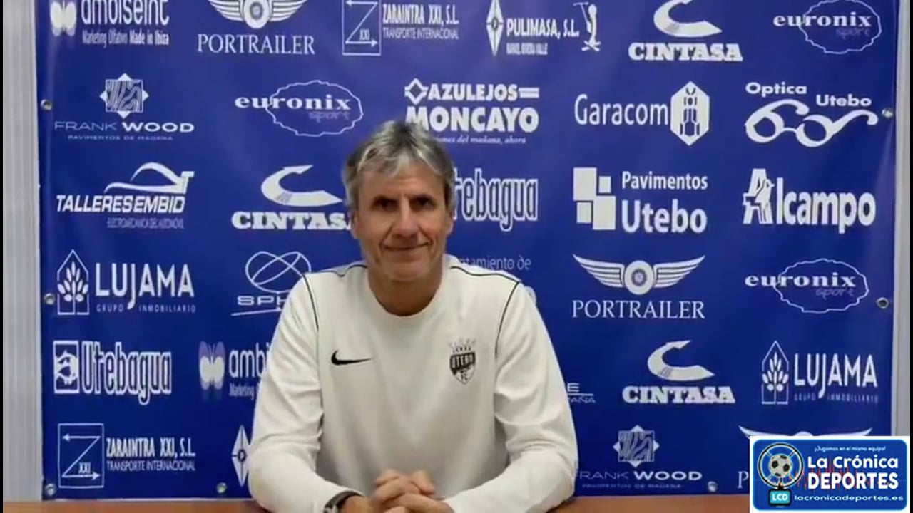 LA PREVIA / Utebo FC - SD Tarazona / JUAN CARLOS BELTRÁN (Entrenador Utebo) Jornada 22 / 2ª RFEF - Grupo 2 / Fuente: Utebo FC