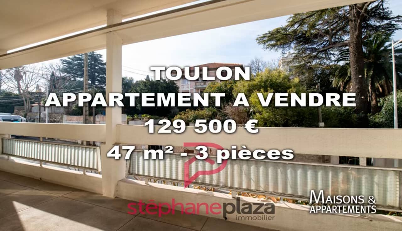 TOULON APPARTEMENT A VENDRE 129 500 € 47 m² 3 pièce(s) on Vimeo