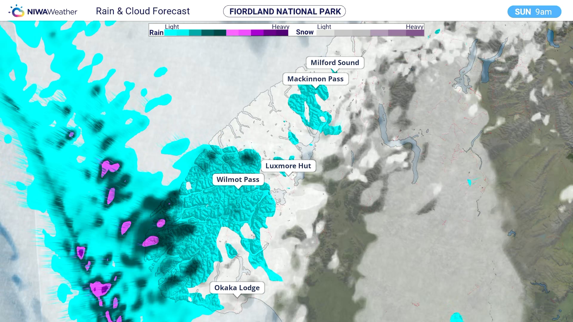 Fiordland National Park Weather Outlook on Vimeo