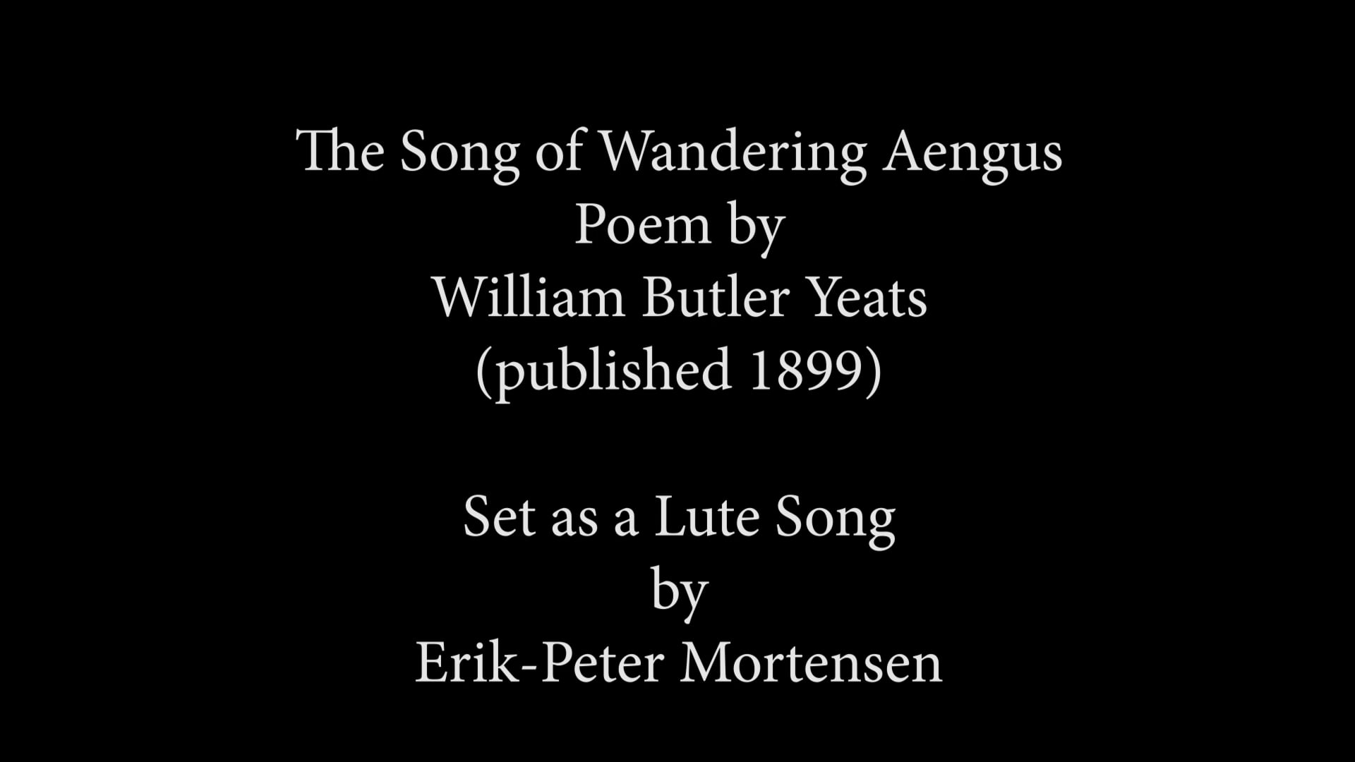 Promotional video thumbnail 1 for Erik-Peter Mortensen