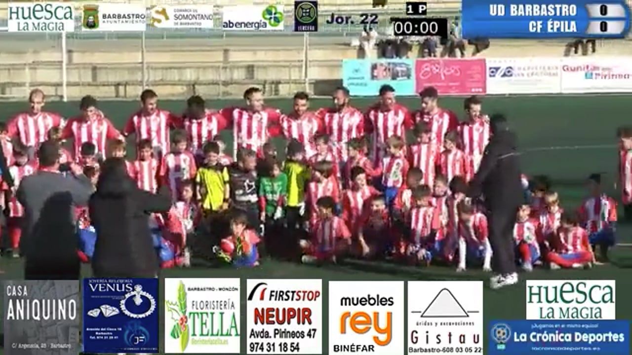 PRESENTACIÓN EQUIPOS "CATEGORÍA BENJAMÍN" Fútbol Base UD Barbastro (Domingo 19.02.2023)