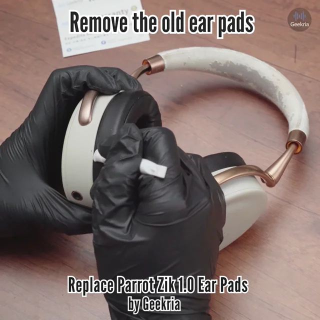 How to Replace Parrot Zik 1.0 Headphones Ear Pads Cushions Geekria