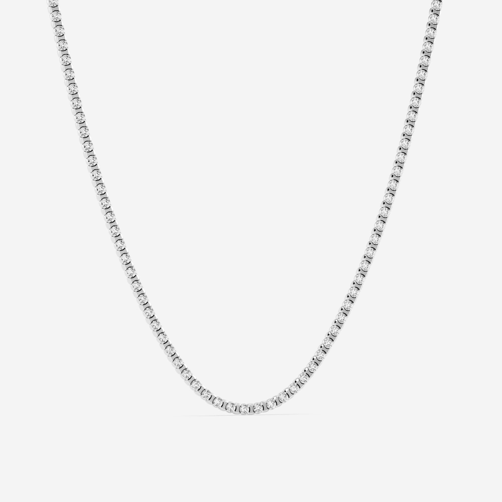 人気ブランド【Tai】Bezel Set CZ Graduated Tennisネックレス Bezel-Set Round Diamond Tennis Necklace 6.5 Carat Bezel-Set