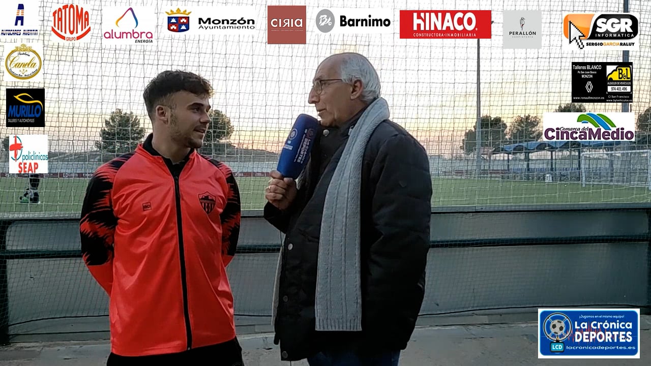 IAGO DIAZ (Jugador Monzón) Huesca B 2-1 At.Monzón Alumbra / J 22 / 3ª División