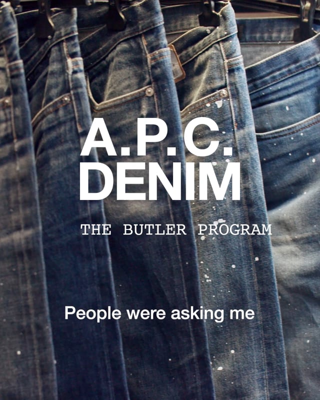 Metal linje Sprog Tale Butler program: bring back your used jeans