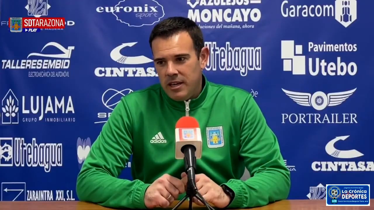 JOSÉ MARÍA GARCÍA (Segundo Entrenador Tarazona) Utebo FC 0-2 SD Tarazona / Jornada 22 / 2ª RFEF - Grupo 2 / Fuente: SD Tarazona