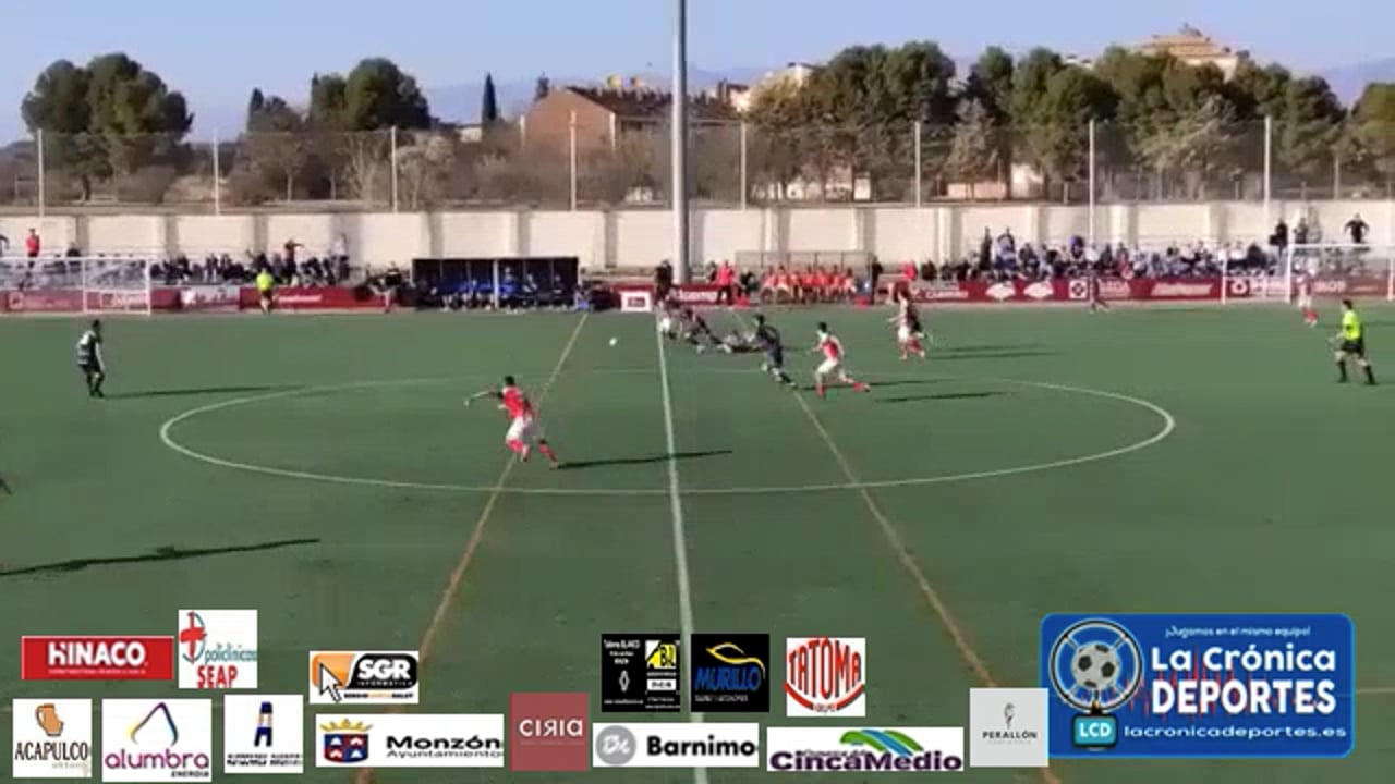 (RESUMEN y GOLES) Huesca B 2-1 At.Monzón Alumbra / J 22 / 3ª División