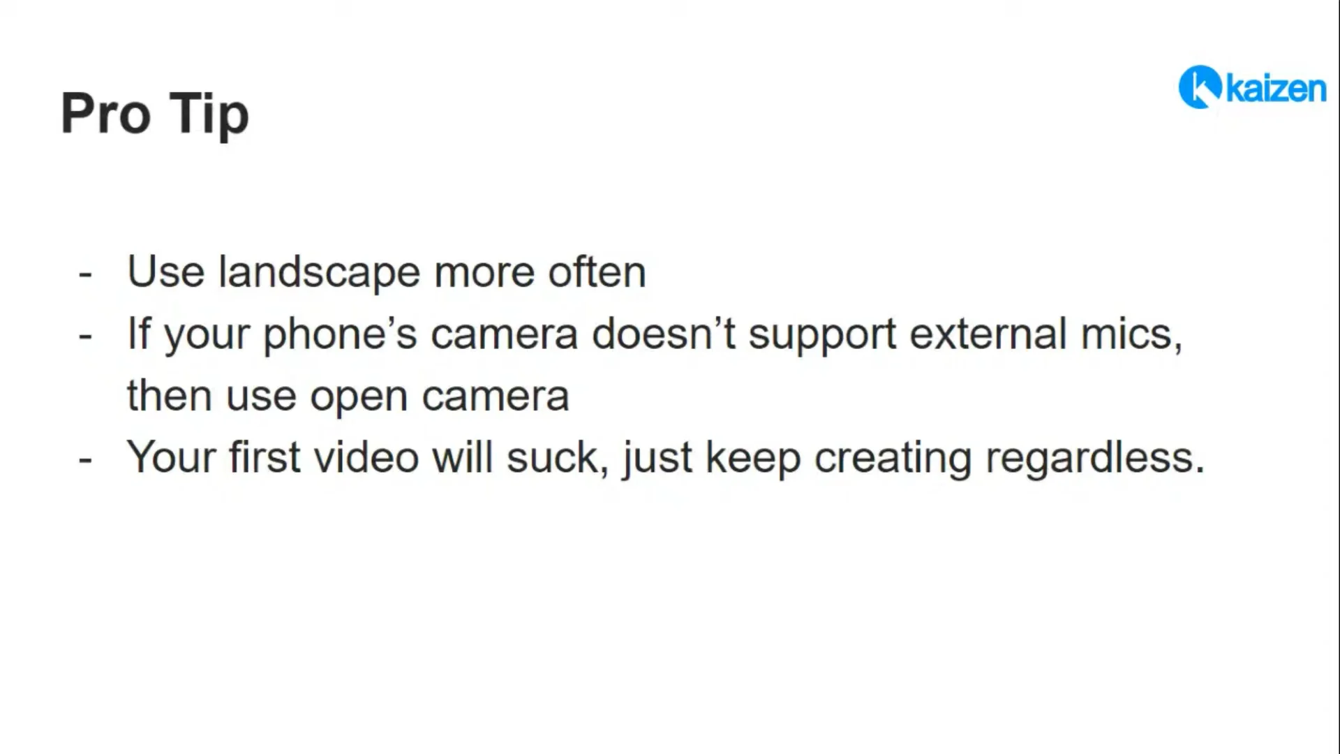 Pro tips of content creation on Vimeo