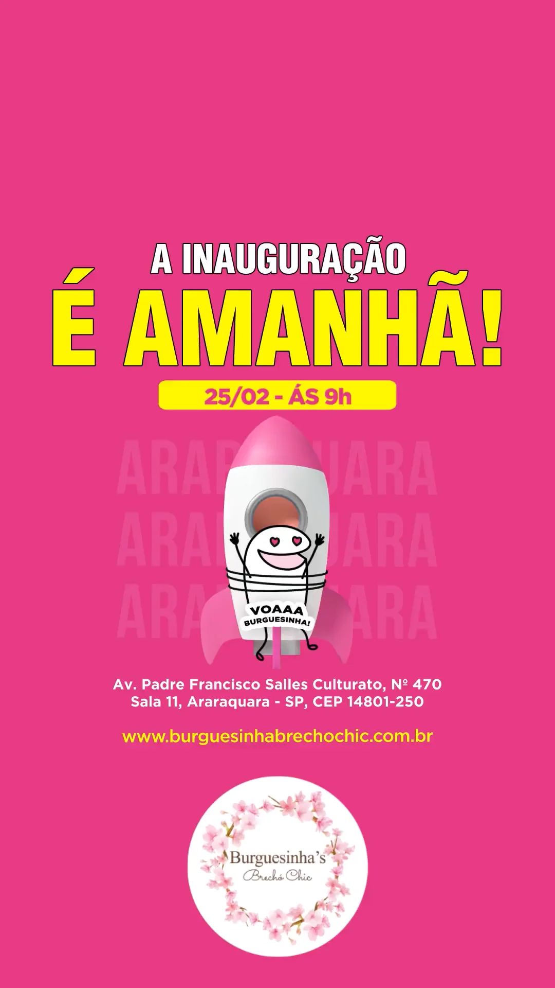 A inauguração é amanhã! on Vimeo