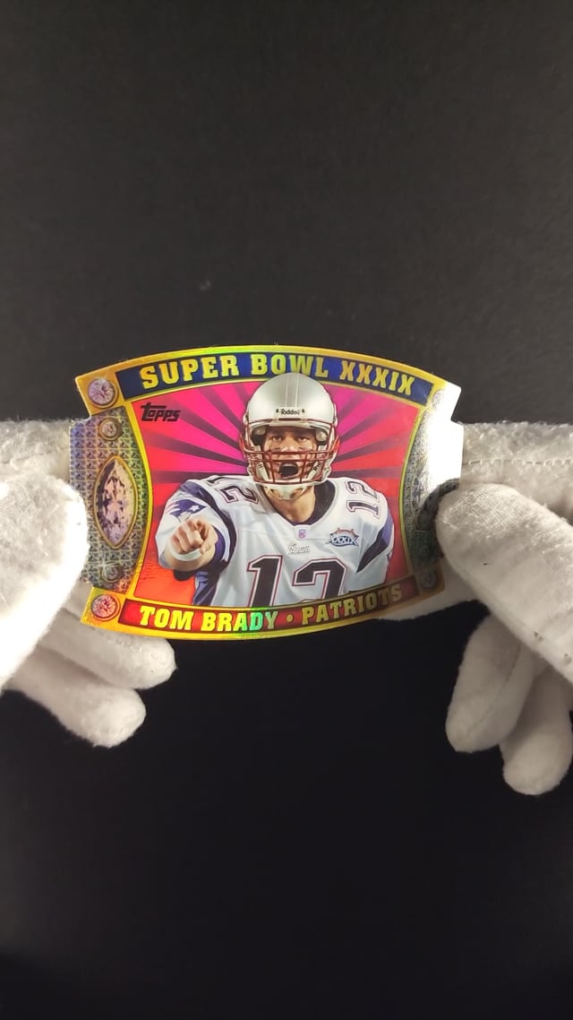 2011 Topps Super Bowl Legends #SB-49, Tom Brady Give Away Card