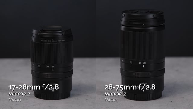 1050/1051_Nikon NIKKOR Z 17-28 u0026 28-75mm f/2.8 Lenses