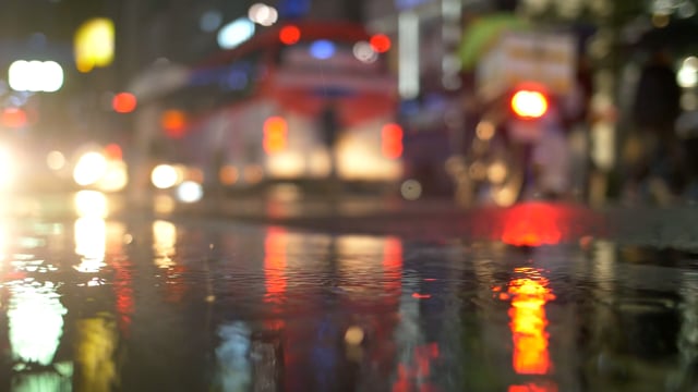 Rain, Street, Brake Lights. Free Stock Video - Pixabay