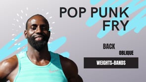 Pop Punk Music Back Fry Oblique Sub (weights+bands)-22023