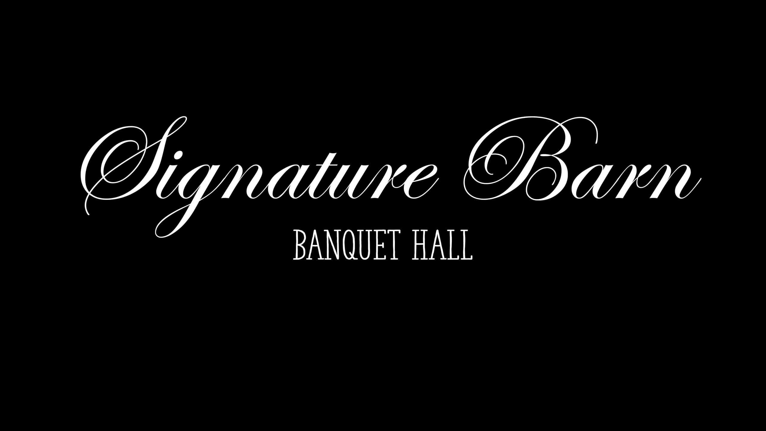 Signature Barn Banquet Hall on Vimeo