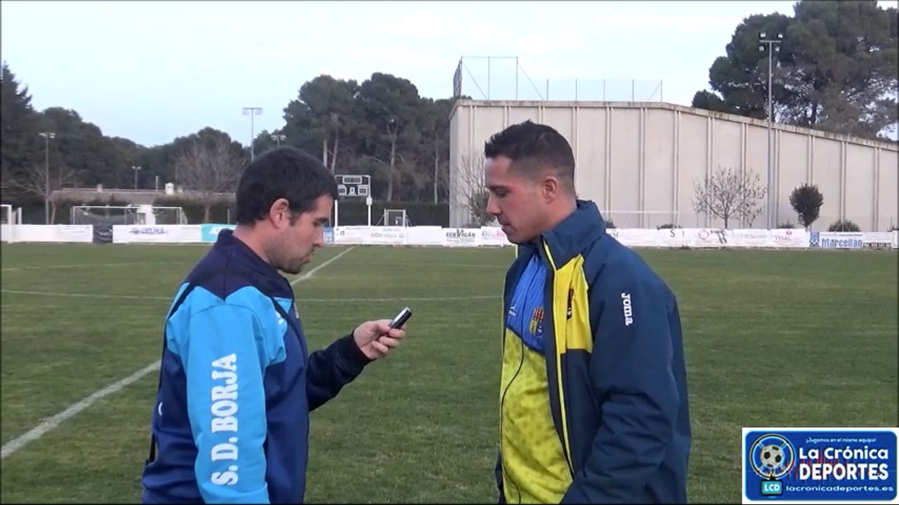 CARLOS AGUERRI (Entrenador Santa Anastasia) CF Santa Anastasia 1-2 SD Borja / Jornada 20 / Regional Preferente Gr 2 / Fuente: YouTube Raúl Futbolero
