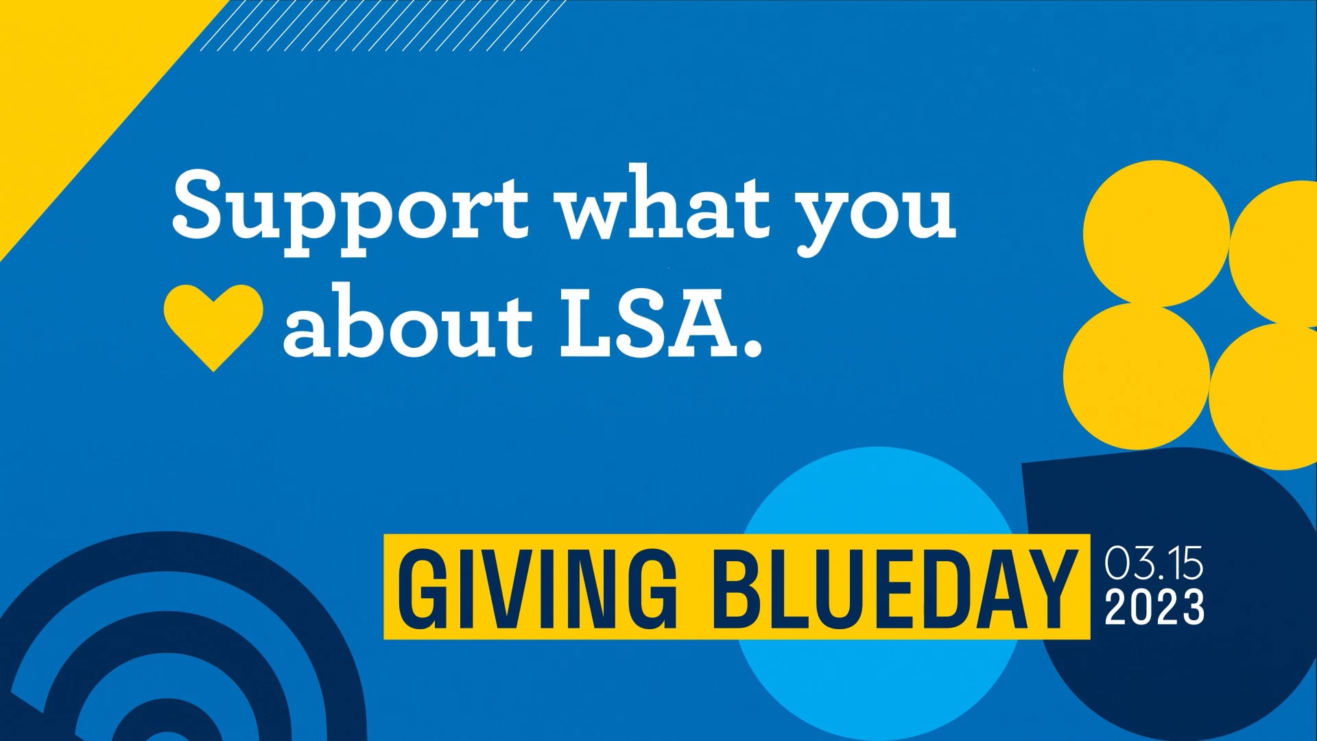 U-M LSA | 2023 Giving Blueday