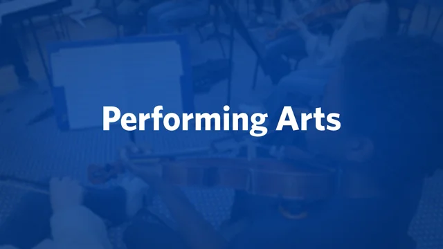 performing arts backgrounds