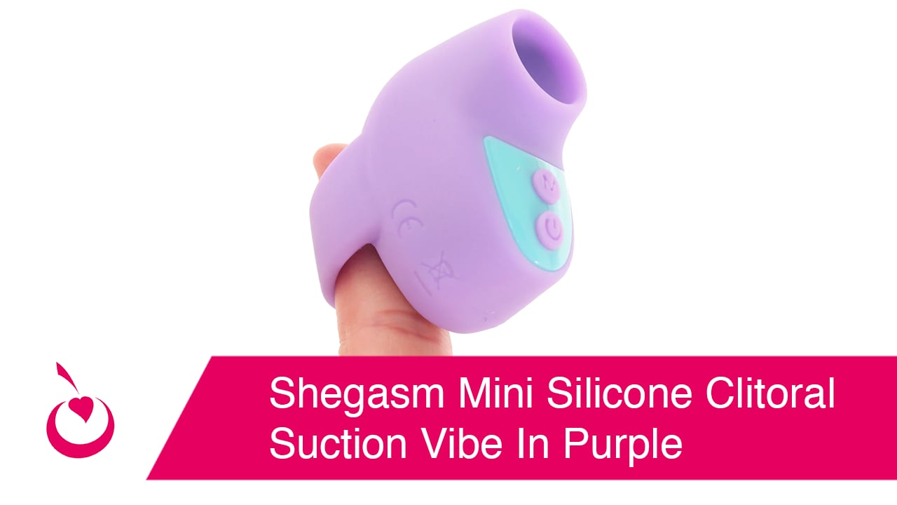 Shegasm Mini Silicone Clitoral Suction Vibe In Purple