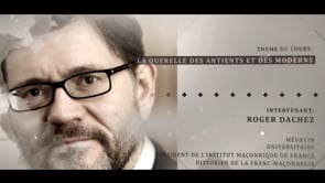 Roger dachez - La querelle des antients et des moderns