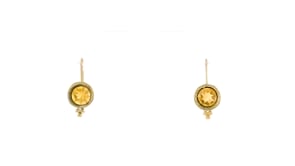 1.40 ct. t.w. Citrine Drop Earrings in 14kt Yellow Gold