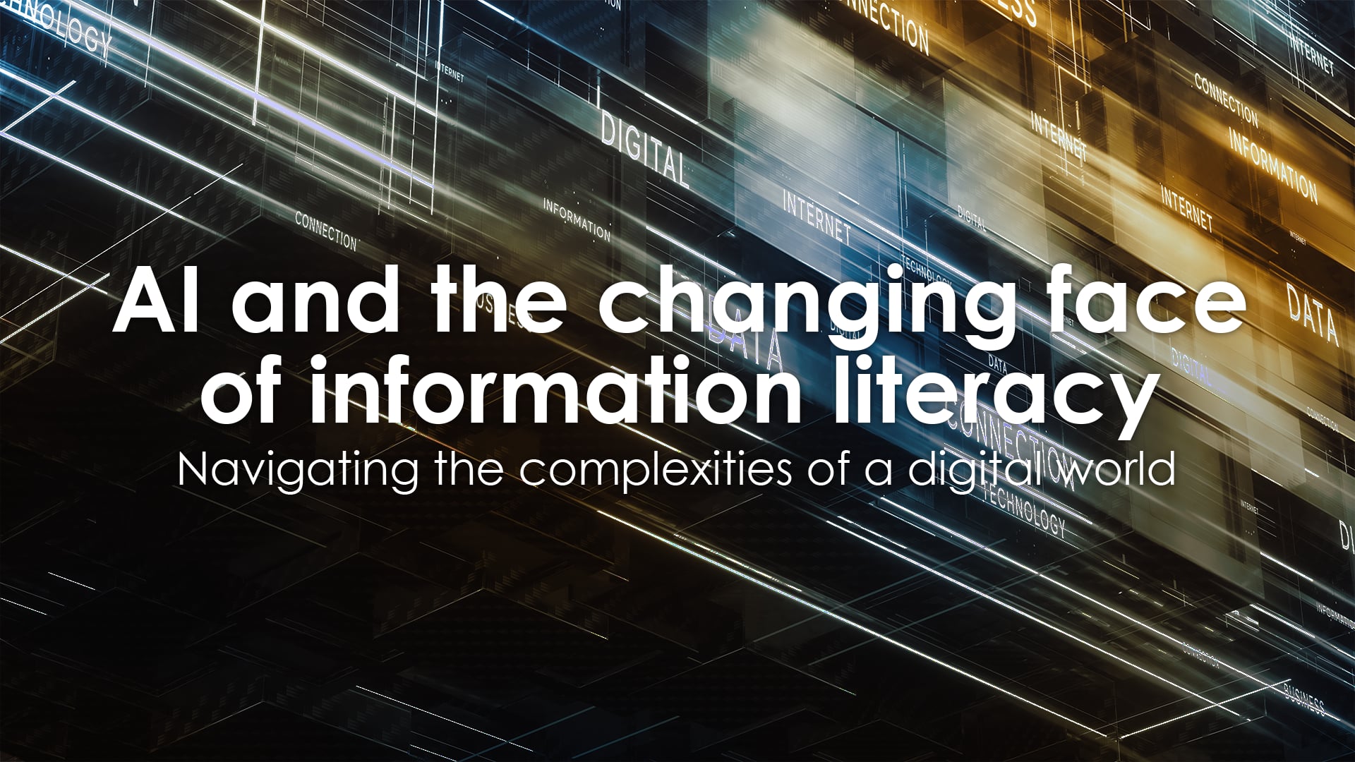 AI, Libraries and the changing face of information literacy on Vimeo