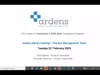 New Starter Training Webinar - Practice Management Team (Ardens for EMIS Web)